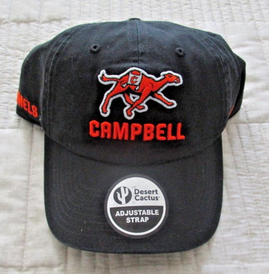 #ad Desert Cactus Campbell University Baseball Hat Adjustable Cloth Strap Adult NEW $17.99