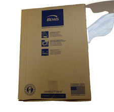 BEMIS Jamestown 1530SLOW Elongated Toilet Seat Soft Close, STA-TITE, White