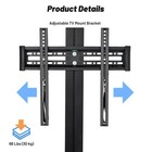 Yescom TV Mount Bracket for PC Mobile Cart Fits 32" to 65" LCD LED Screen — photo 3