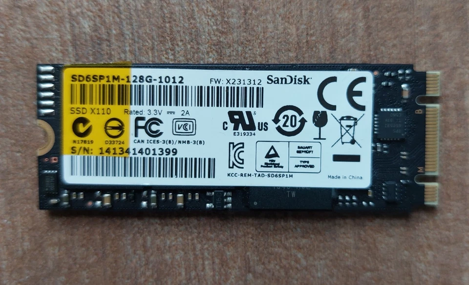 SanDisk SSD X110 128GB M.2 SATA (SD6SP1M-128G-1012)