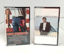 Bruce Springsteen Cassette Lot X2, Born In The U.S.A, Tunnel Of Love, Excellent 