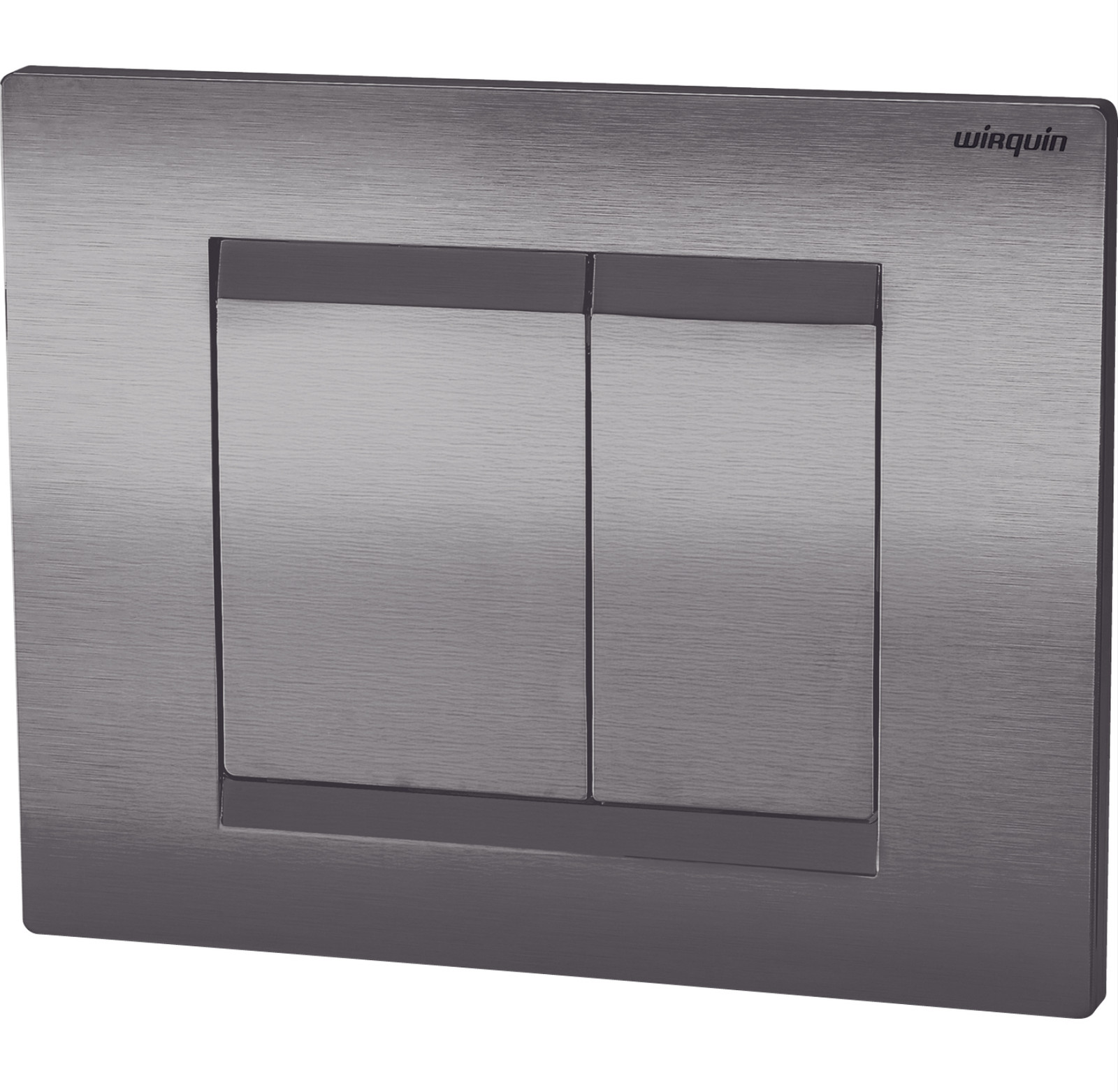 Wirquin ESSENTIAL Dual Flush Plate – Gunmetal (50120763)