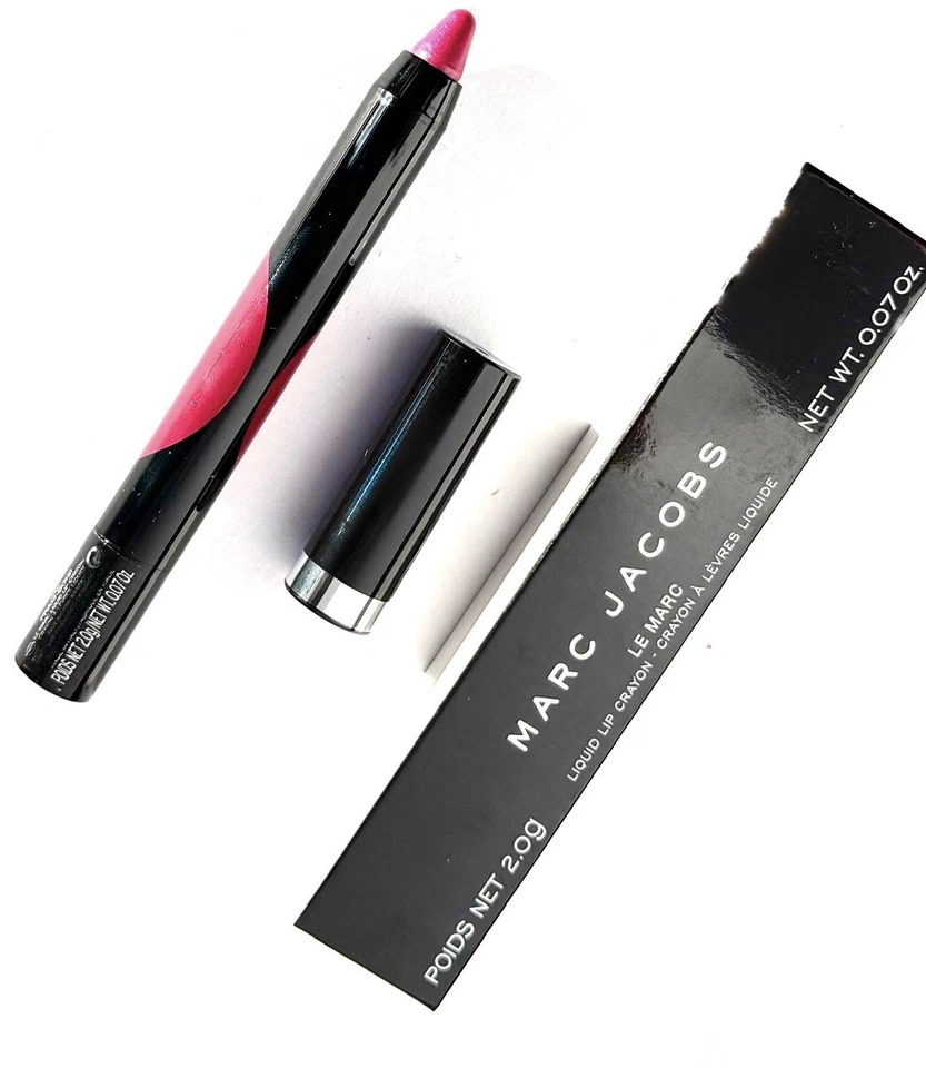 Marc Jacobs Le Marc Liquid Lip Crayon Lip Color Gloss 350 Fram-bois! - Immagine 4 di 4