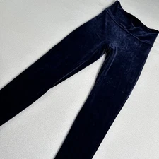 Spanx Women's Size S Velvet Leggings Blue 2070
