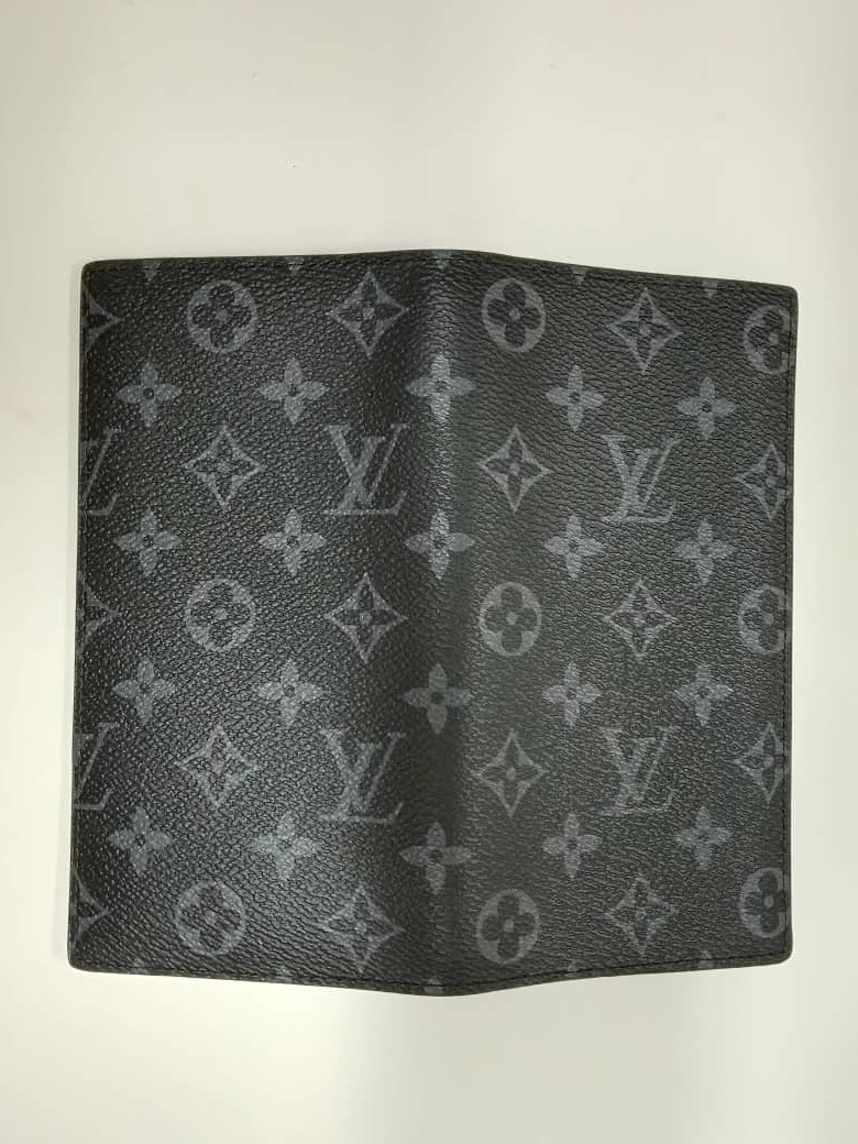 Louis Vuitton Monogram Eclipse Brazza Canvas Long… - image 9