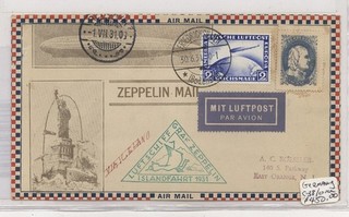 Germany Good Zeppelin Cover Lot # 30
