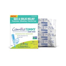 Boiron Camilia Tummy for Colic, Painful Gas, Bloating, 30 Count, Clear