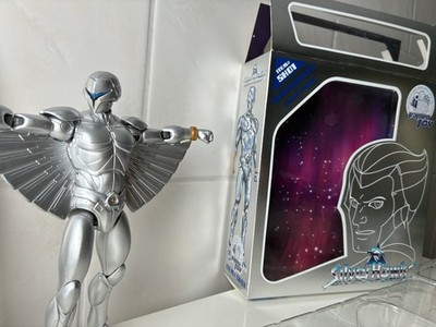Ramen Toy SH01 SilverHawks Quicksilver With Tally-Hawk Opened