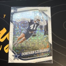 Panini Prizm Football Donovan Ezeiruaku Dallas Cowboys Rookie Disco Prizm #314