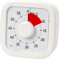 60-Minute Visual Timer for Kids and Adults,Kitchen Timer, Countdown Timer for Ch