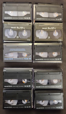 Lot of 10: Maxell GX Metal 8mm MP 120 Cassettes Variety W Cases - Clean Set G9