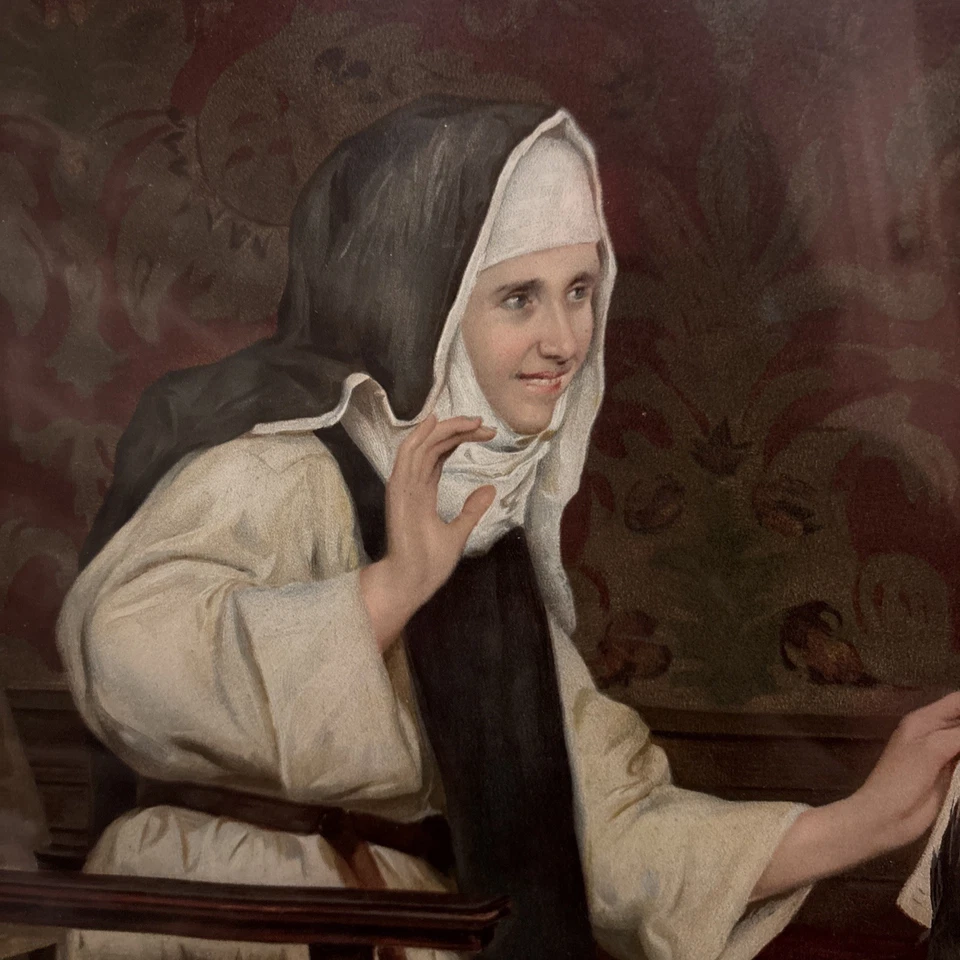 Litografia anual de 1894 Peras, uma oferta de Natal 75cmx 58cm - Imagem 3 de 4