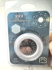 10 Gram Pan Silver, Bohr’s Atomic Structure Of Silver, .999 Fine Silver
