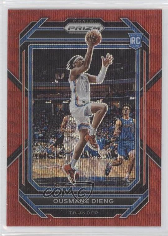 2022-23 Panini Prizm Ruby Wave Prizm Ousmane Dieng #224 12yh