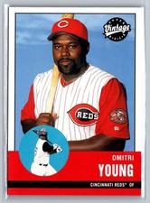 2001 Upper Deck Vintage #325 Dmitri Young MLB Cincinnati Reds