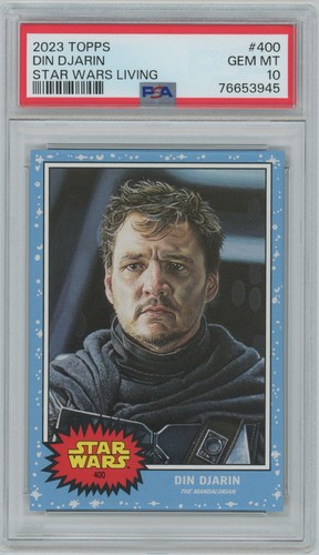 DIN DJARIN (PSA 10) 2023 Topps Star Wars Living Card #400 -945 - Bild 1 von 2