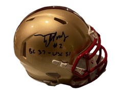 Tyler Murphy Signed Boston College Autographed Mini Helmet PIA BC 37- USC 31