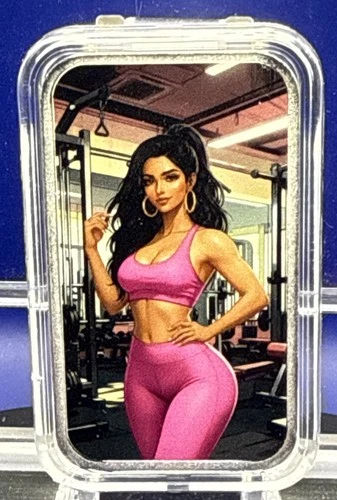 New! Bullion Baddies Series 6 Bougie- Priya Plank Nice-1oz Silver