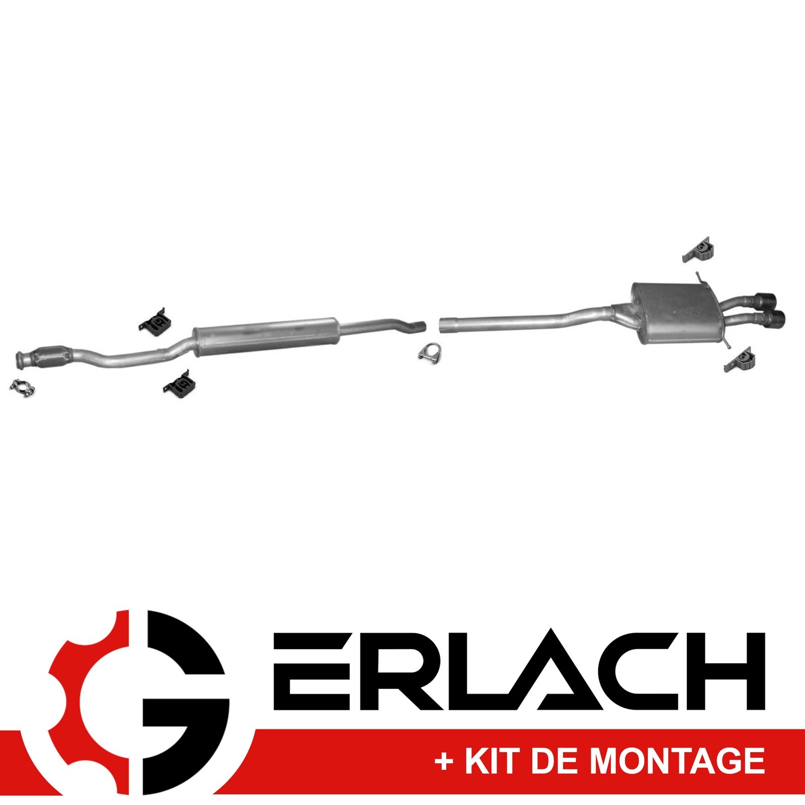 Echappement silencieux 6678 Mini Cooper 1.6 S 16V anti fuite et bruit