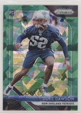 2018 Panini Prizm Rookie Green Crystals Prizm 44/75 Duke Dawson #258 0f6
