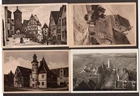 4 old postcard Rothenburg ob der Tauber -