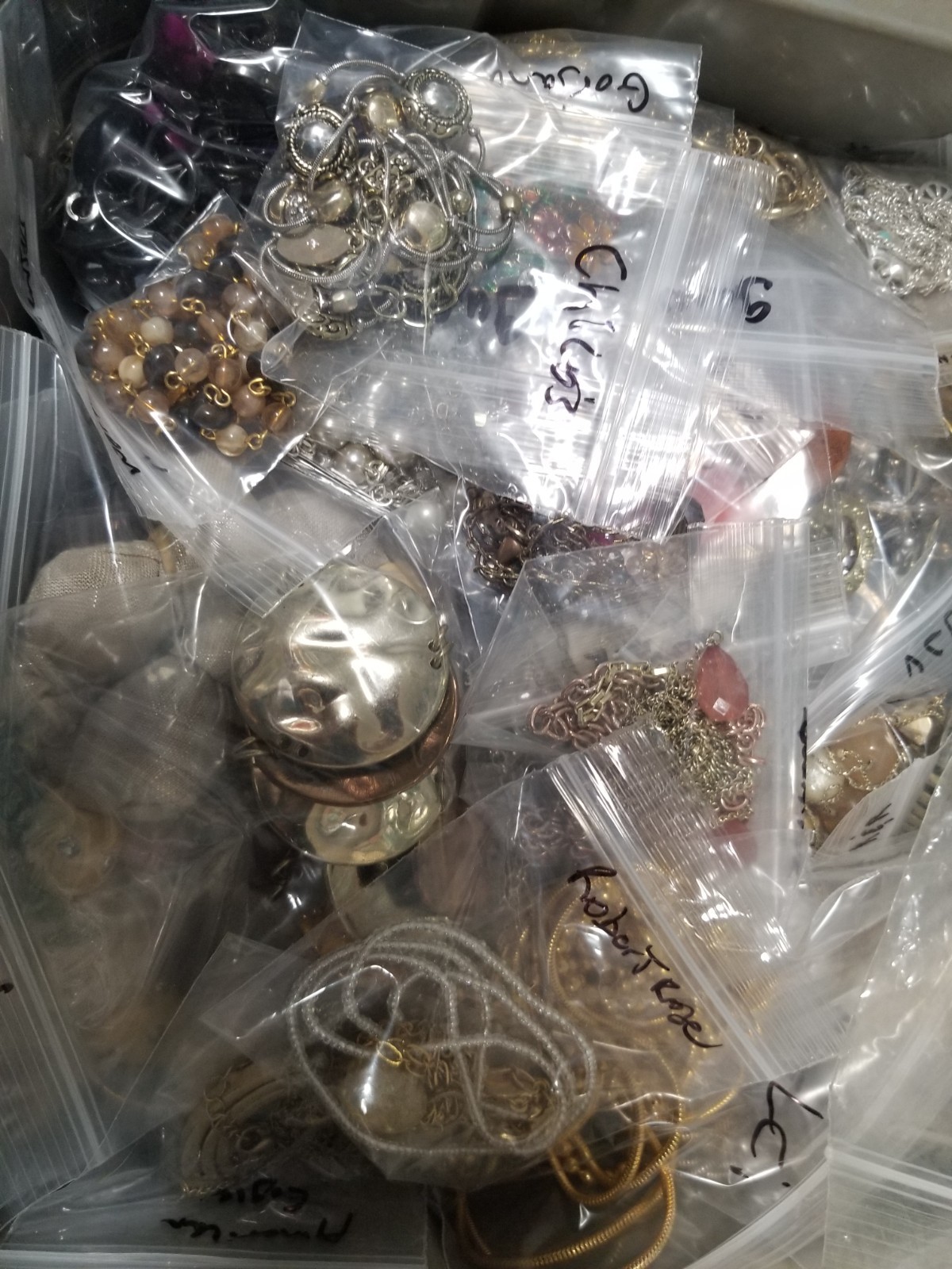 Huge lo 25pc Random necklaces all wearable some s… - image 4