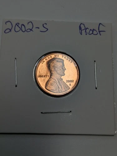 2002-S Lincoln Memorial Cent Proof — photo from another recent sale