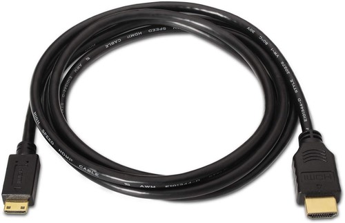 AISENS A119 – 0114 Cable to Mini HDMI High Speed (HEC, 1.8 m, support 3d And Eth - Photo 2/2