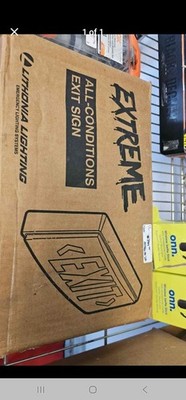 Lithonia Lighting EL N SD UM (213143) Extreme Emergency Exit sign 120/277v New