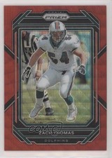 2022 Panini Prizm Red Wave Prizm 27/149 Zach Thomas #186 HOF 02g4