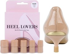 Protective Heel Caps High Heel Tip Covers Slip On Noise Reducing Shoe Savers