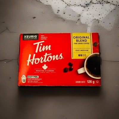 NEU 126g 12 Original Tim Hortons Keurig Kaffee K-Cup Pods Medium Roast