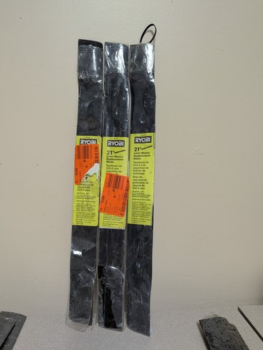 3 RYOBI Lawn Mower Replacement Blades 21" AC04025 Compatible: RY401150/RY401140 - Picture 1 of 3