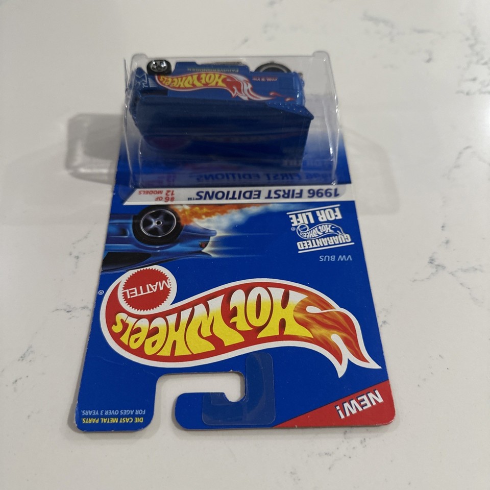 Hot Wheels #372 VW Bus 14912 1996 First Editions Pop-Open Body #16001 ...