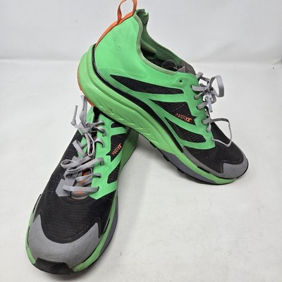 The North Face Vectiv Enduris Grey/Green Trail Running Shoes Men's Size 9.5 US