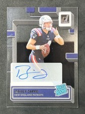 2022 Clearly Donruss #79 Bailey Zappe Rated Rookie Autographs Holo RR Logo