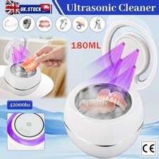 Ultrasonic Retainer Cleaner Invisalign UV Dental Pod Denture Aligner Mouth Guard