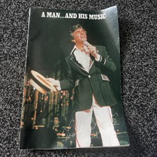 Frankie Vaughan Tour Programme A Man And His Music 1979 Memorabilia Signed 