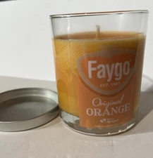 Faygo Soda Pop Original Orange Scented Candle Heart Of Michigan Soy Wax Rare