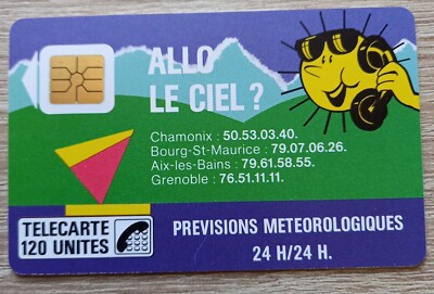 Telecards F26 Allo le Ciel 120 S02