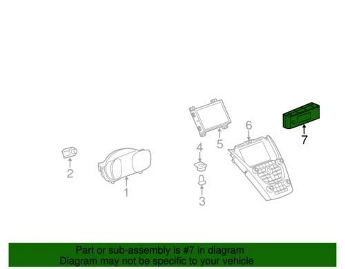 Genuine GM 2012-2017 Chevrolet GMC Equinox Heating A/C Remote Control 13591309 - Image 4 of 4