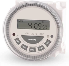 Timer Digital Switch Programmable 7-Day -  Pool Gate Sprinkler Light Control Hea