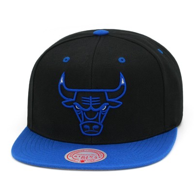Mitchell & Ness Chicago Bulls Snapback Hat Cap for Jordan 1 Retro 