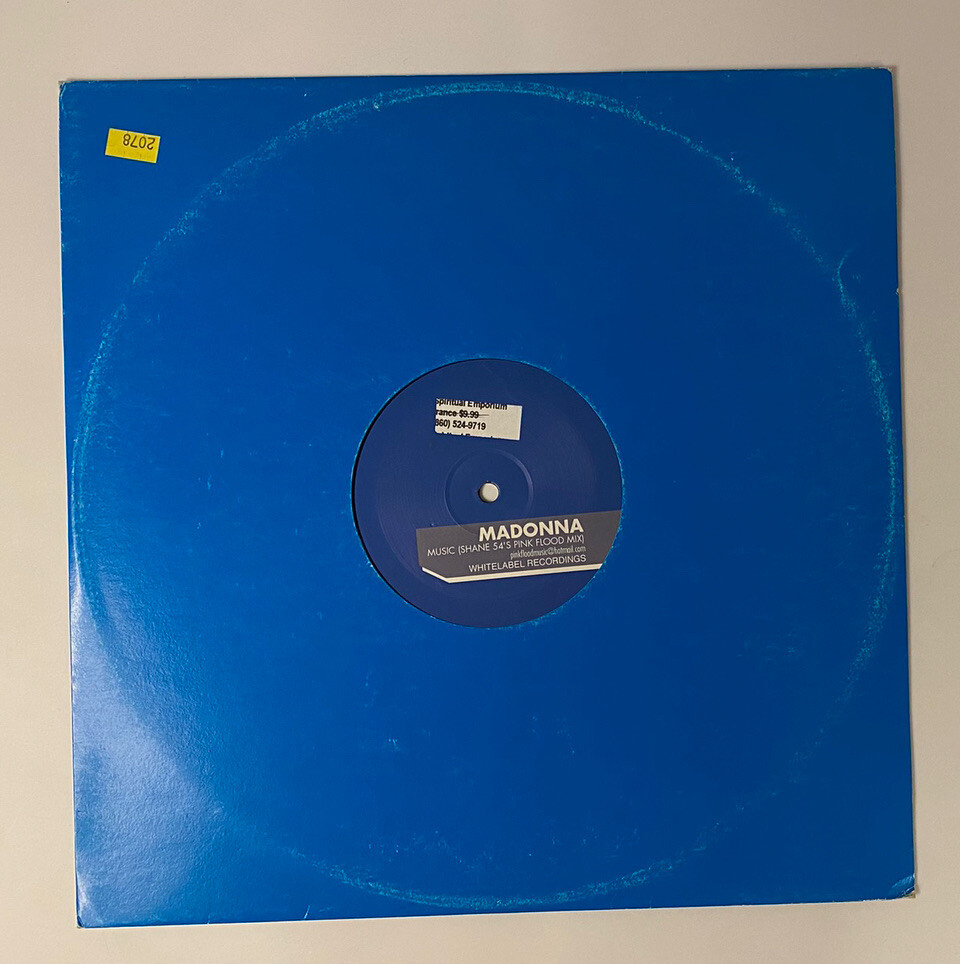 Madonna Music Vinyl “Shane 54's Pink Flood Mix” White Label