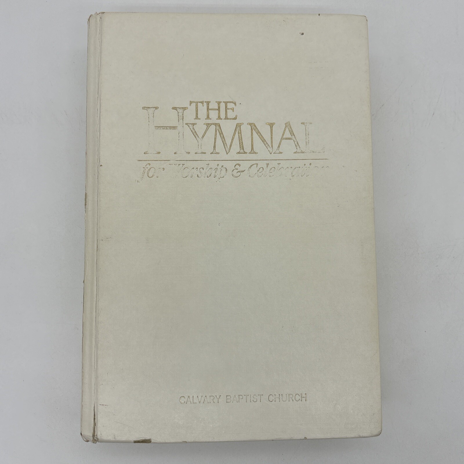 The Hymnal for Worship and Celebration White Cover 1986 Word Rough Shape