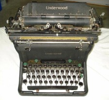 Vintage Underwood Typewriter Serial Number S5466435-11 thumbnail