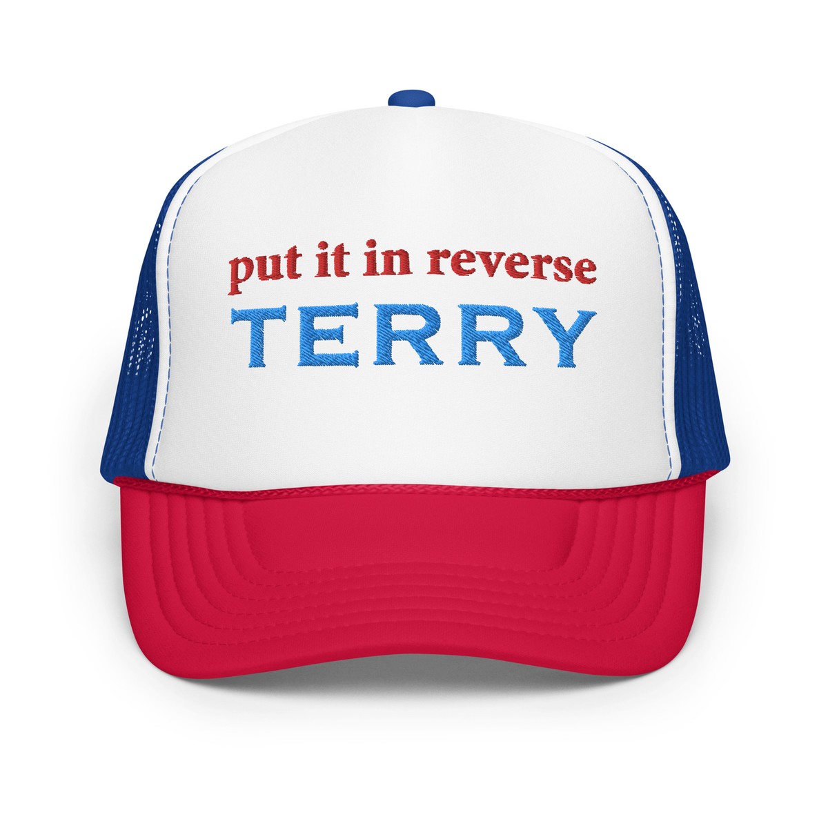 Put it in Reverse Terry Hat, Fourth of July Embroidered 