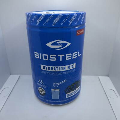 BioSteel Zero Sugar Hydration Mix - Blue Raspberry Flavor, 45 Servings per Tub