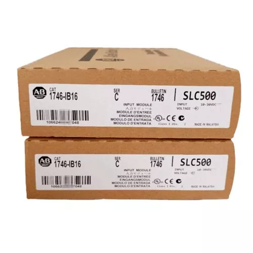 Nuevo módulo de entrada digital PLC 1746IB16 SER D SLC 500 AB 1746IB16 sellado de fábrica - Imagen 2 de 2