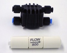 Valvola di spegnimento automatico e limitatore di flusso 800 ML per sistema ad osmosi inversa RO